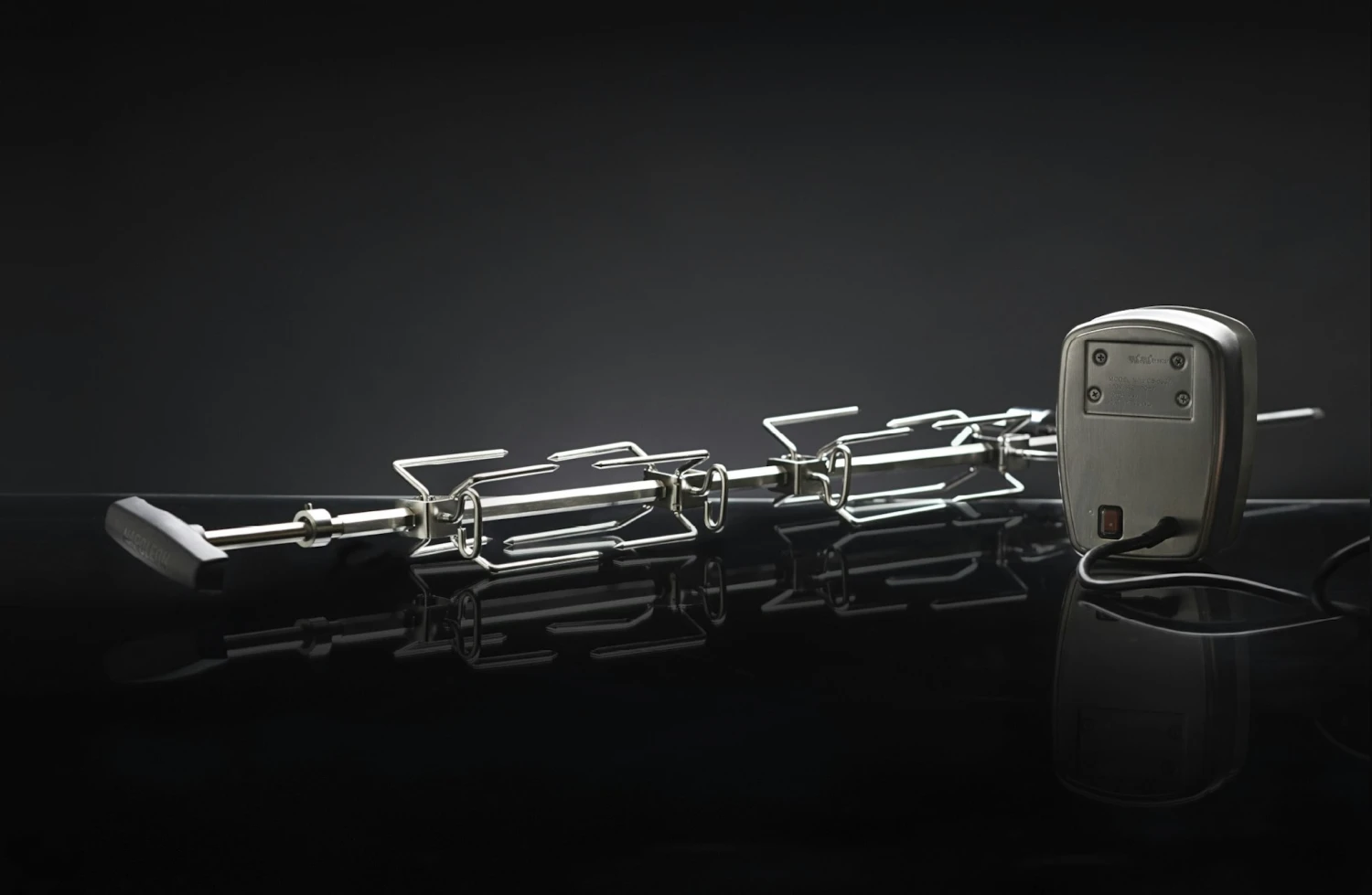 NAPOLEON Drehspieß-Set Für LEX 605 & 730 / Charcoal Pro 605 (bis 25kg) (69332) – Bild 2